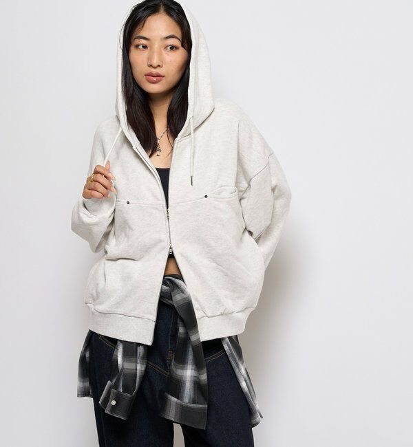  「SLASH POCKET HOODIE」|パーカー|