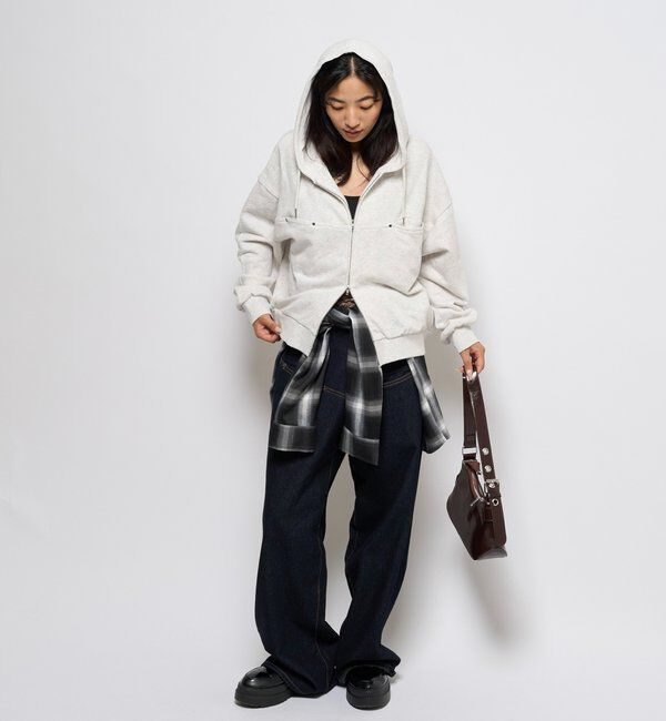  「SLASH POCKET HOODIE」|パーカー|