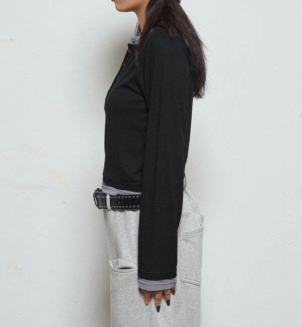  「LAYERED HENLEY TOPS」|Tシャツ・カットソー|