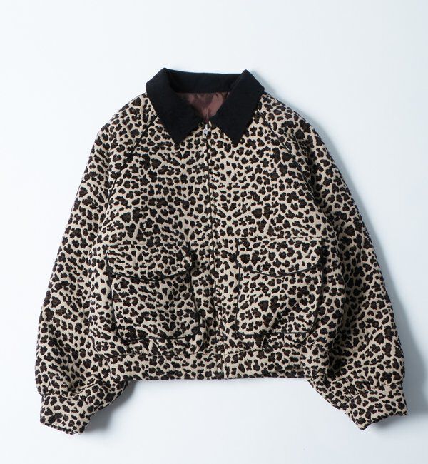  「LEOPARD JACQUARD BLOUSON」|ブルゾン・スタジャン|