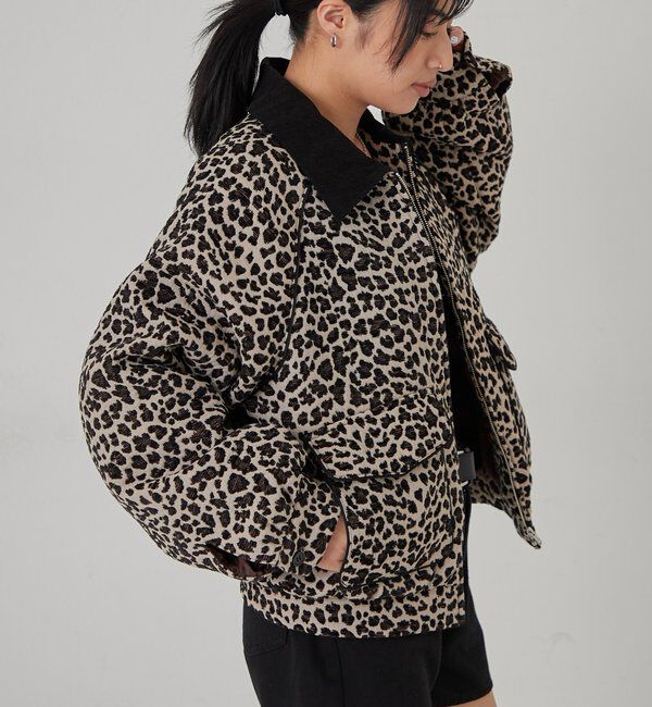  「LEOPARD JACQUARD BLOUSON」|ブルゾン・スタジャン|