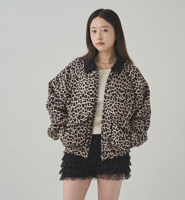  「LEOPARD JACQUARD BLOUSON」|ブルゾン・スタジャン|