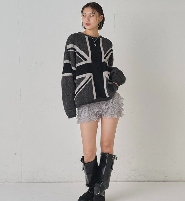  「UNION JACK KNIT」|カーディガン|