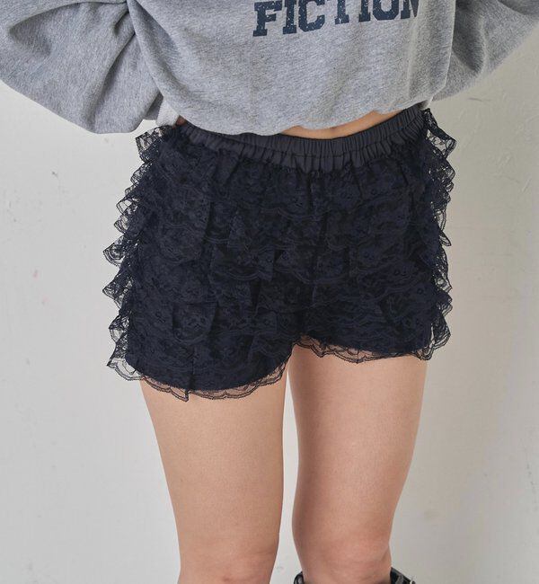  「LACE SHORTS/レースショートパンツ」|チノ|