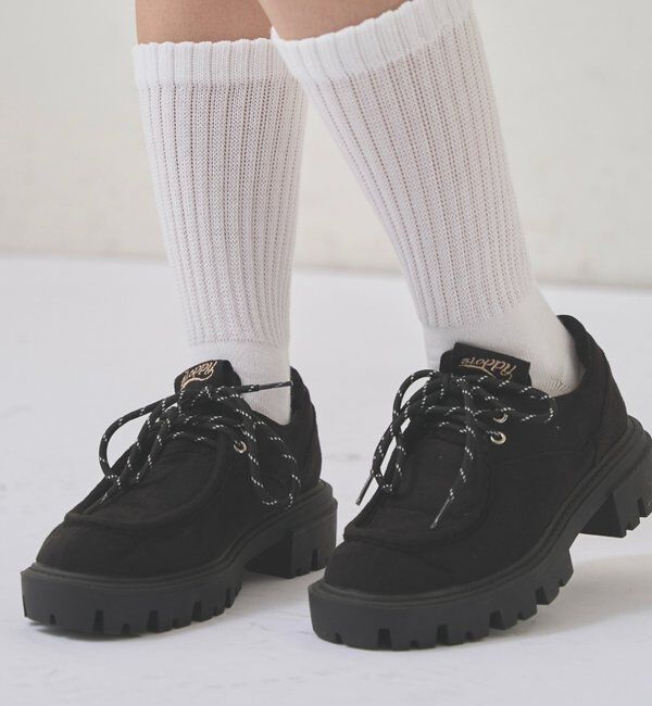  「【SLOPPY】COLOR-BLOCKED PLATFORM LOAFERS」|その他|