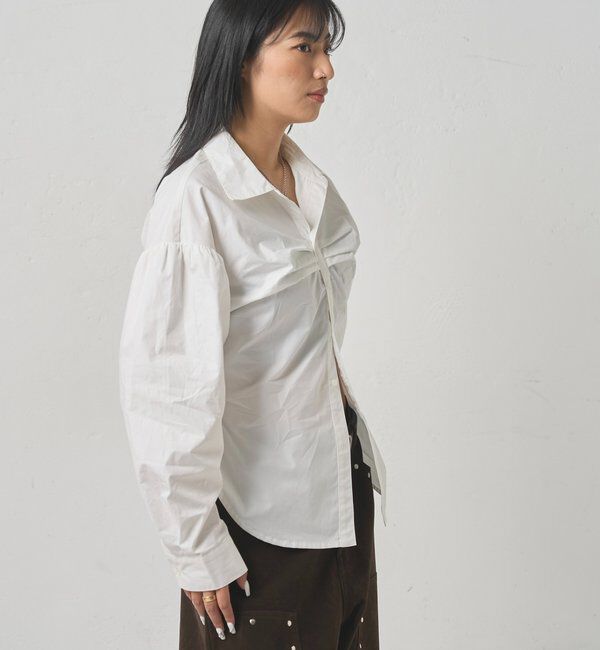 「パフスリーブダーツシャツ」|シャツ・ブラウス|