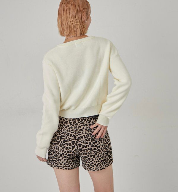  「ONE-POINT CREW CARDIGAN」|カーディガン|