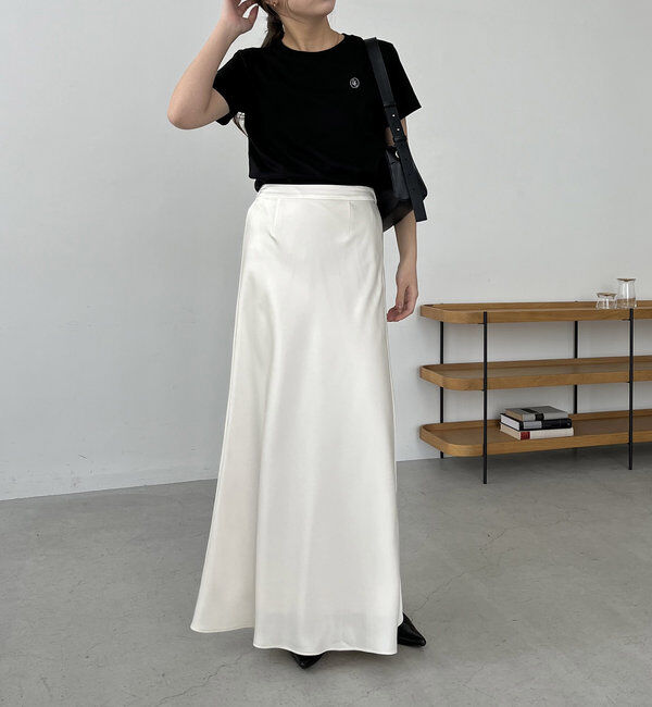  「【新色/ブラウン】バイアススカート」|スカート|
