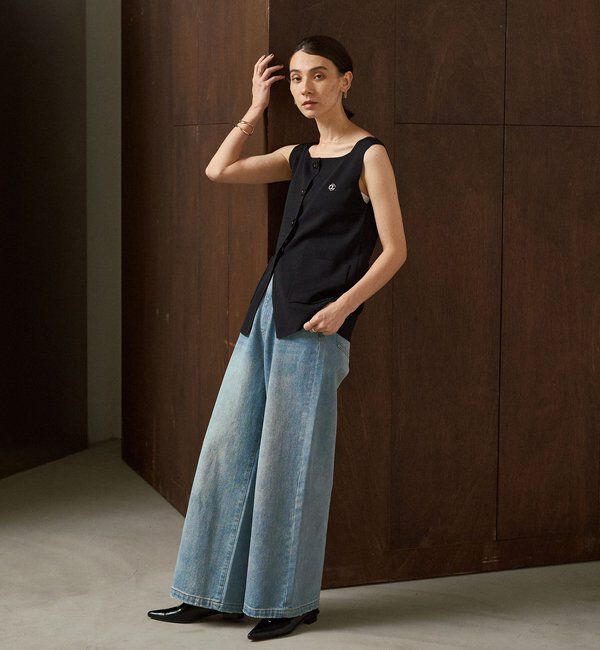  「【3サイズ展開】ストレートルーズデニム」|デニム|