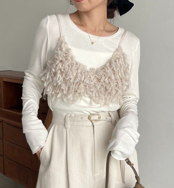  「【セットアイテム】インナーSETウーリービスチェ」|Tシャツ・カットソー|