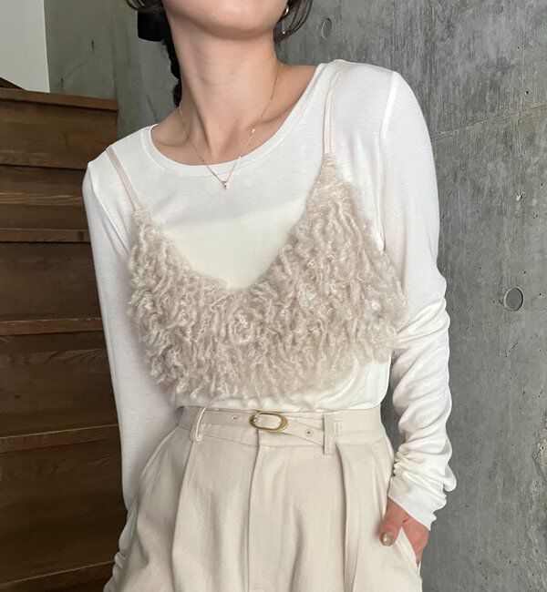  「【セットアイテム】インナーSETウーリービスチェ」|Tシャツ・カットソー|