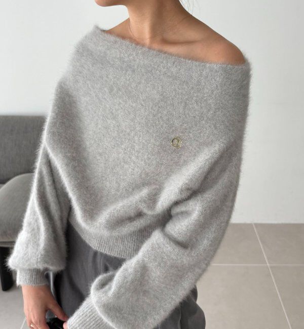  「【上質な着心地/全骨格細見え】〈C.L〉FOXカシミアドルマンニット」|ニット・セーター|