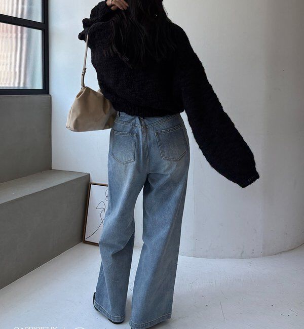  「【LE'MAGE&times;gemeilコラボ】スラブジップカーディガン」|カーディガン|