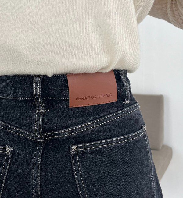  「【新色/人気アイテムがアップグレード】13ozハイウエストストレートデニム」|デニム|