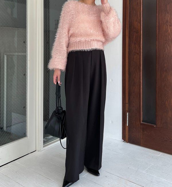  「フェザーラウンドプルオーバー」|ニット・セーター|