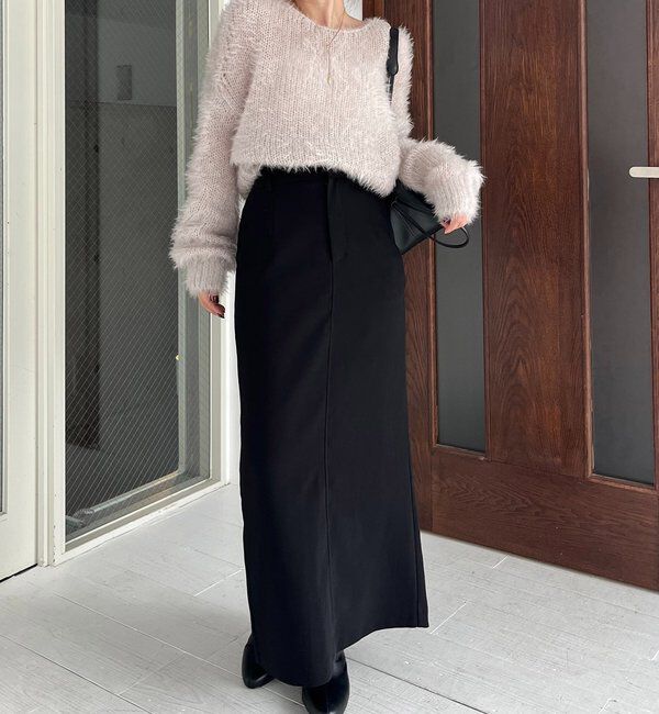  「フェザーラウンドプルオーバー」|ニット・セーター|