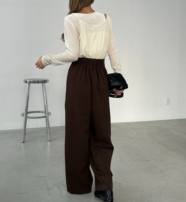  「レイヤードベロアTシャツ」|Tシャツ・カットソー|