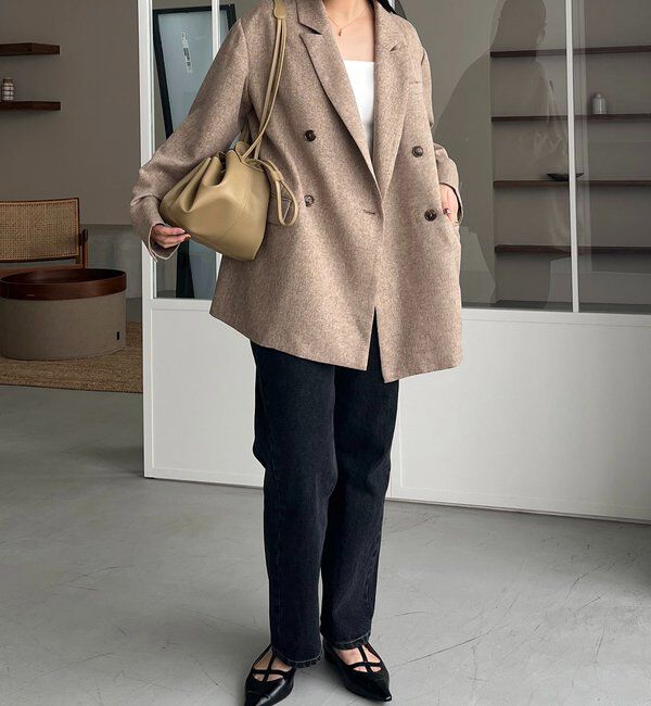  「【CAPRICIEUX LE'MAGE&times;nanacoコラボ】ツイードジャケット」|テーラードジャケット|