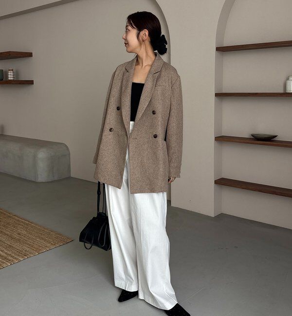  「【CAPRICIEUX LE'MAGE&times;nanacoコラボ】ツイードジャケット」|テーラードジャケット|