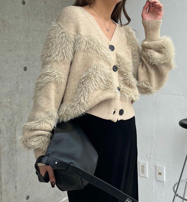  「WAVEフェザーカーディガン」|カーディガン|