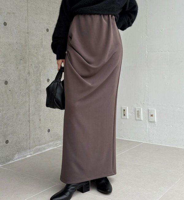  「カットドレープスカート」|スカート|
