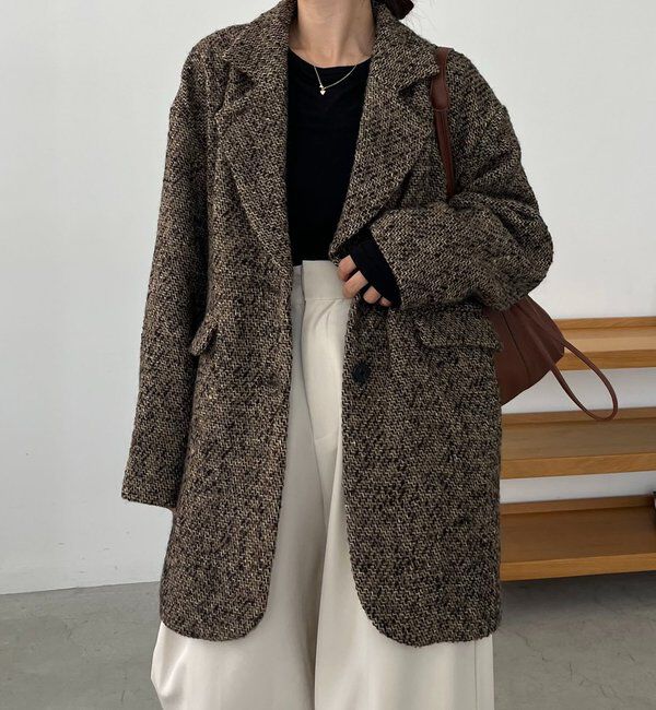  「ツイードテーラーハーフコート」|その他|