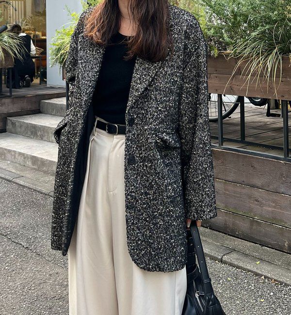  「ツイードテーラーハーフコート」|その他|