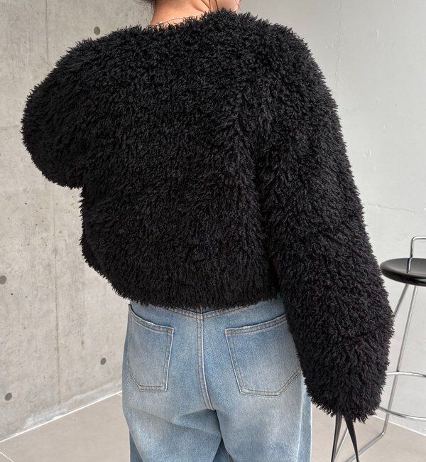  「【リバーシブル】〈C.L〉ボアリバショートジャケット」|ブルゾン・スタジャン|