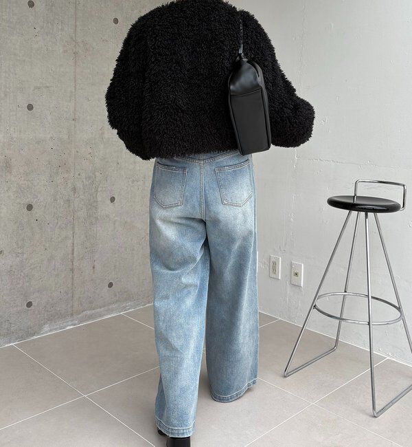  「【リバーシブル】〈C.L〉ボアリバショートジャケット」|ブルゾン・スタジャン|