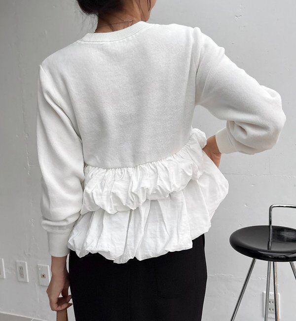  「バルーンティアードプルオーバー」|ニット・セーター|