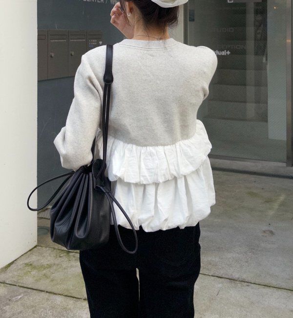  「バルーンティアードプルオーバー」|ニット・セーター|