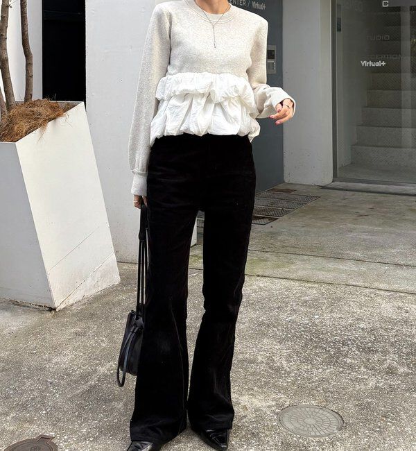  「バルーンティアードプルオーバー」|ニット・セーター|