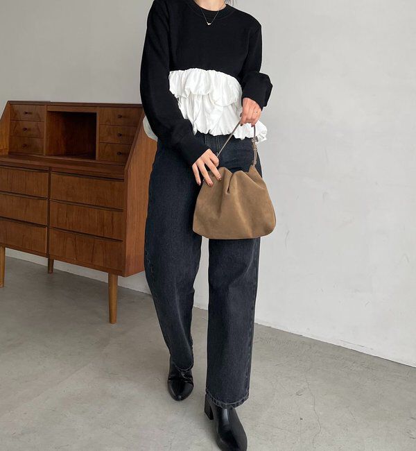  「バルーンティアードプルオーバー」|ニット・セーター|