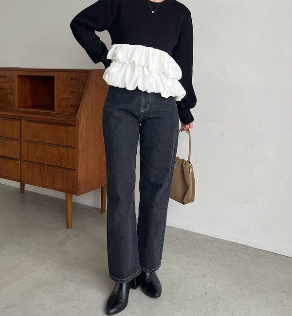  「バルーンティアードプルオーバー」|ニット・セーター|