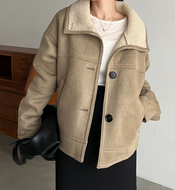  「スエードボアミドルコート」|その他|