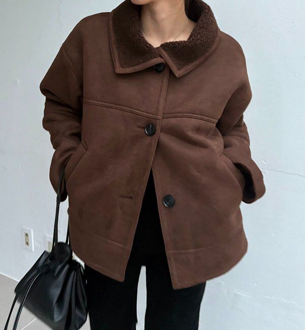  「スエードボアミドルコート」|その他|