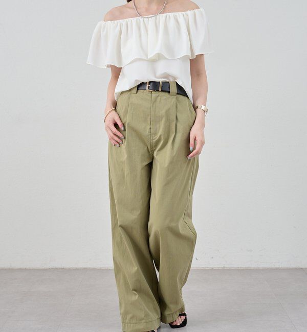  「《旬のコーデに》ミリタリーパンツ」|チノ|