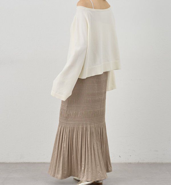  「クロップドルーズニット」|ニット・セーター|