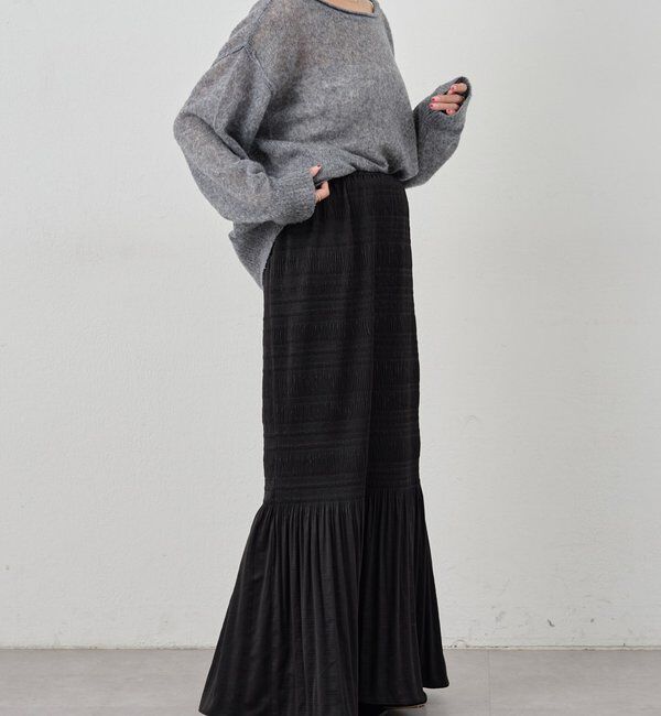  「《インフルエンサー@kanako_ikiコラボ》シアーウールプルオーバー」|ニット・セーター|