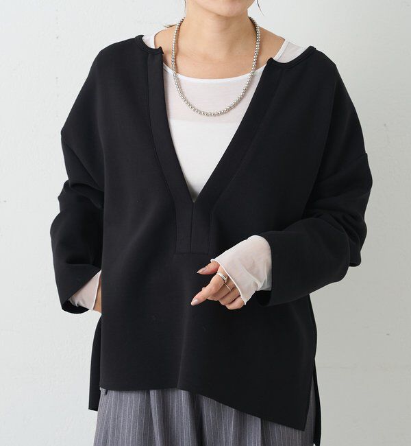  「【1枚でもレイヤードでも〇】袖シアーカットソー」|Tシャツ・カットソー|オフホワイト