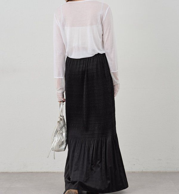  「【1枚でもレイヤードでも〇】袖シアーカットソー」|Tシャツ・カットソー|