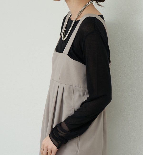  「【1枚でもレイヤードでも〇】袖シアーカットソー」|Tシャツ・カットソー|