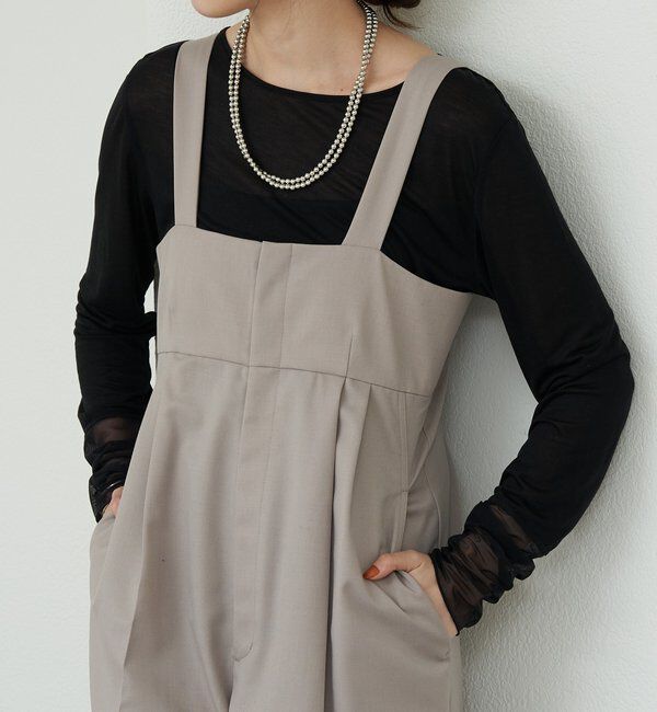  「【1枚でもレイヤードでも〇】袖シアーカットソー」|Tシャツ・カットソー|