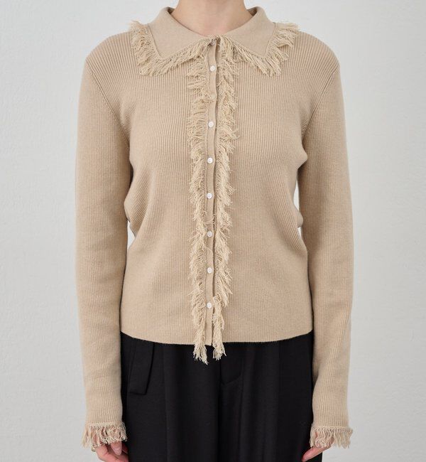  「フリンジカーディガン」|カーディガン|