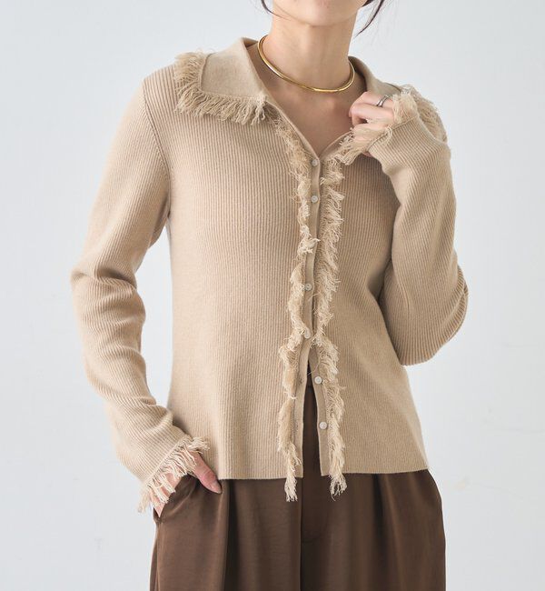  「フリンジカーディガン」|カーディガン|