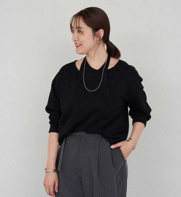  「《インフルエンサー＠komorin_コラボ》デザインスウェット」|Tシャツ・カットソー|ブラック