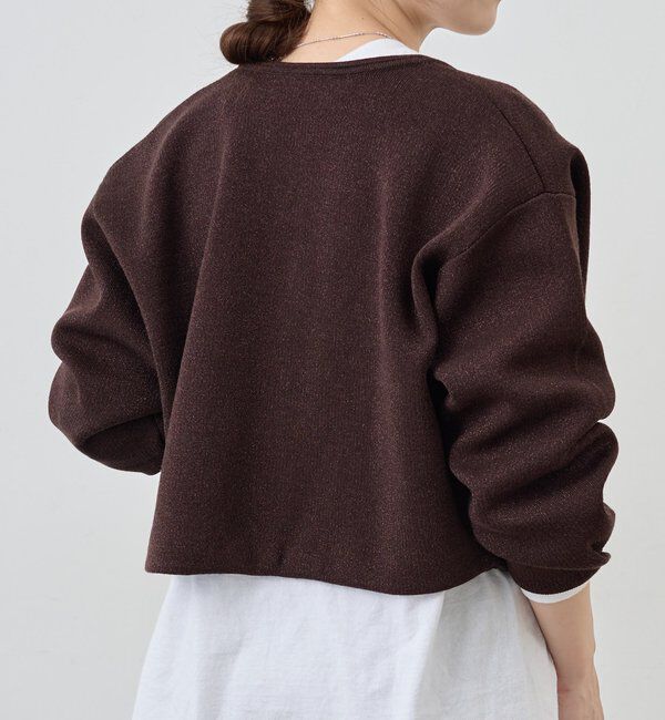  「ラメニットカーディガン」|カーディガン|