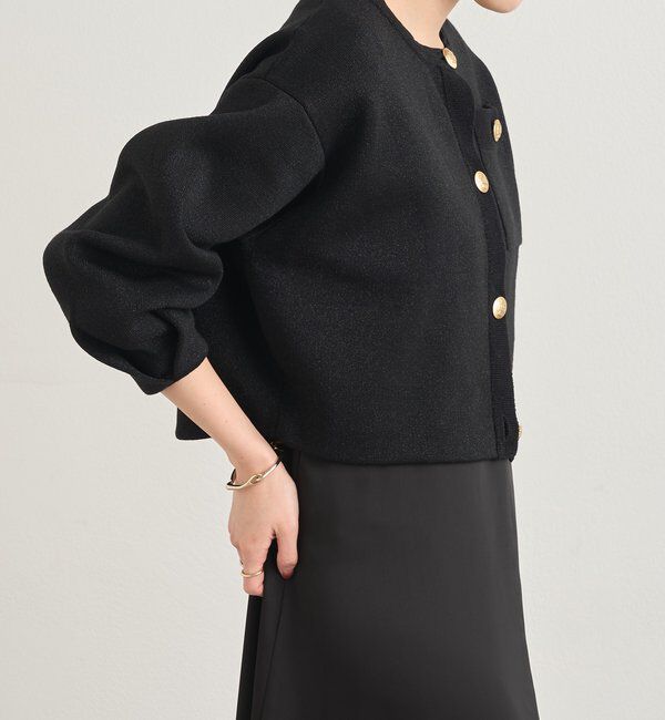  「ラメニットカーディガン」|カーディガン|