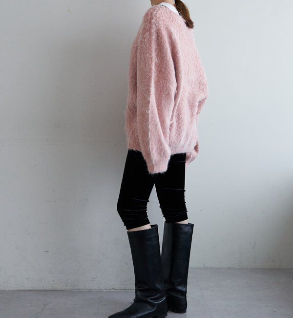  「【4色展開】【着映えニット】シャギーＶネックプルオーバー」|ニット・セーター|