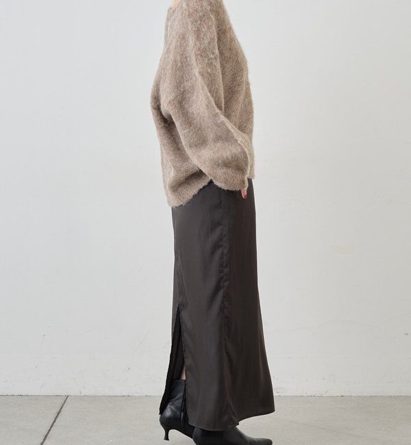  「【4色展開】【着映えニット】シャギーＶネックプルオーバー」|ニット・セーター|